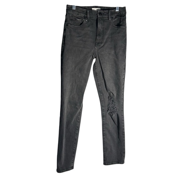 Good American GL625T Good Classic Skinny Leg Distressed Jeans Sz 2/26 - Picture 1 of 14